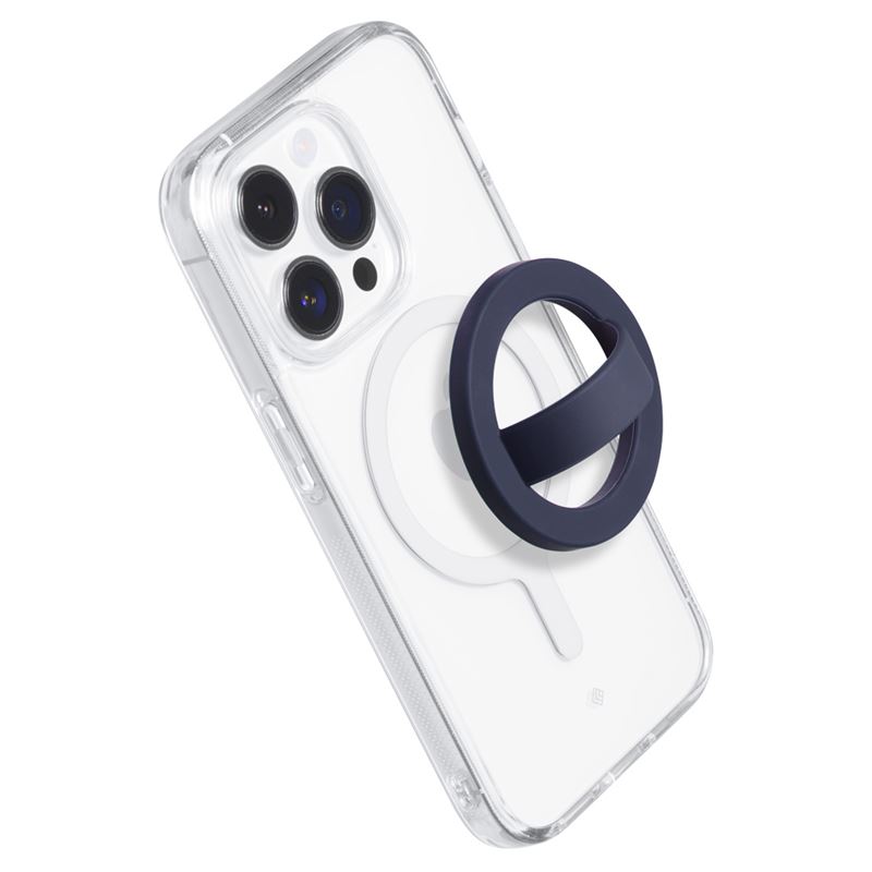 Suport universal pentru telefon Caseology Nano Pop, Compatibil MagSafe, Rotire 360 grade, Bleumarin (Suporturi Auto și Birou, AFA07059) by www.silkase.ro